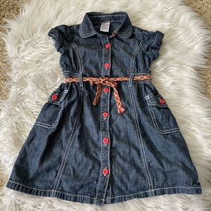 {Gymboree} Chambray Button Down Shirt Dress - Toddler Girl 3